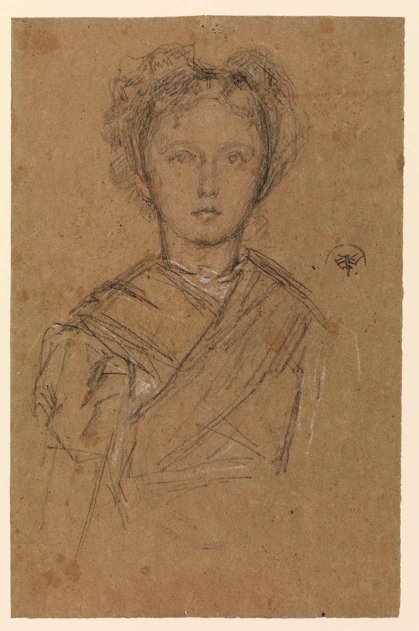 埃利诺·莱兰（Elinor Leyland），约1873年 作者 詹姆斯·阿博特·麦克尼尔·惠斯勒