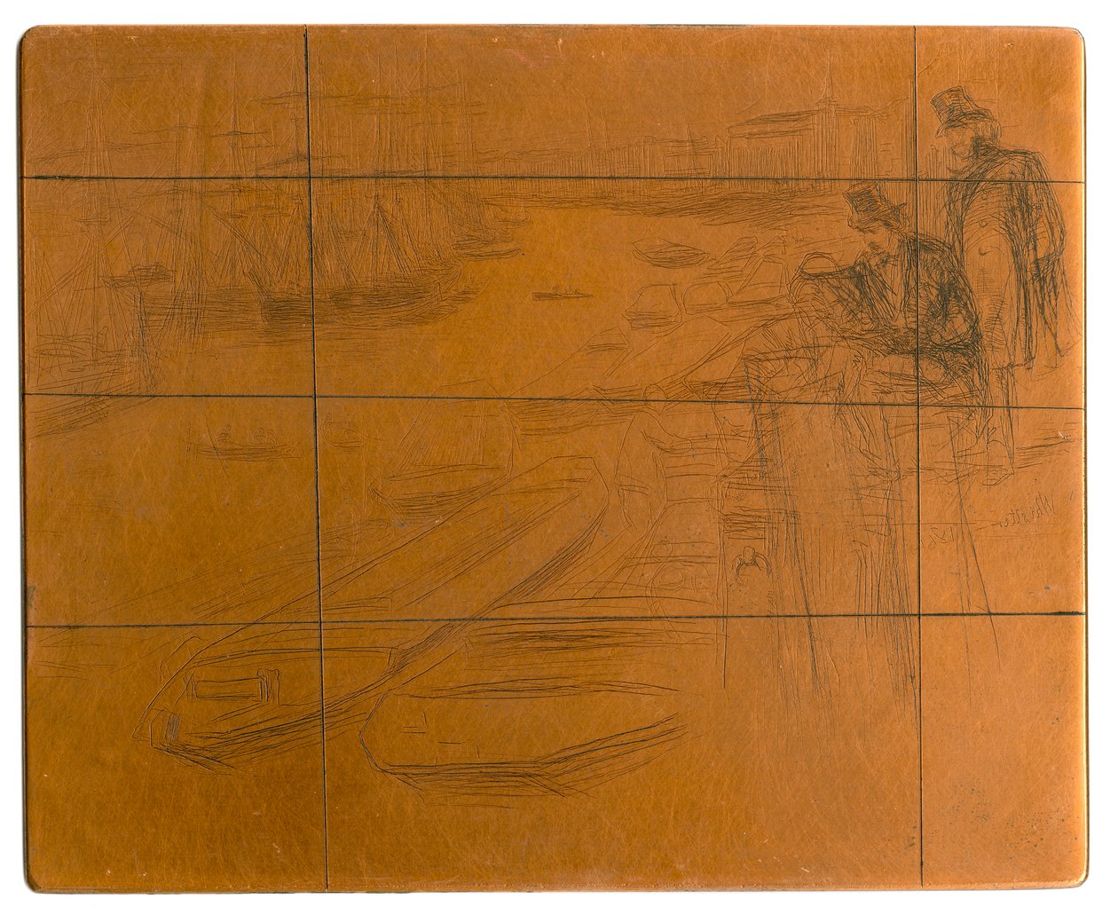 蚀刻板：小水池》，1861年。 作者 詹姆斯·阿博特·麦克尼尔·惠斯勒