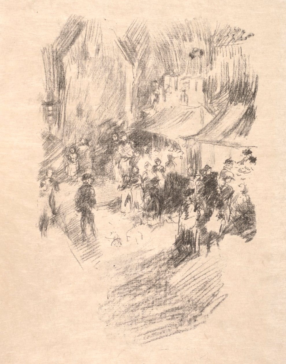 Fair，Lyme，-Regis，1895。 作者 詹姆斯·阿博特·麦克尼尔·惠斯勒