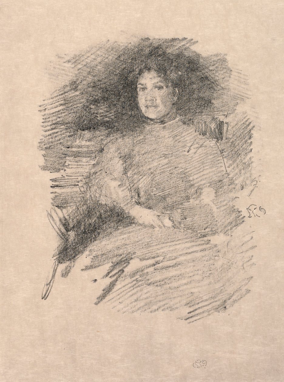潘纳尔夫人（Fire夫人），1896年。 作者 詹姆斯·阿博特·麦克尼尔·惠斯勒