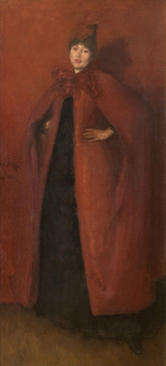 红色和谐：灯光，1884-86 作者 詹姆斯·阿博特·麦克尼尔·惠斯勒