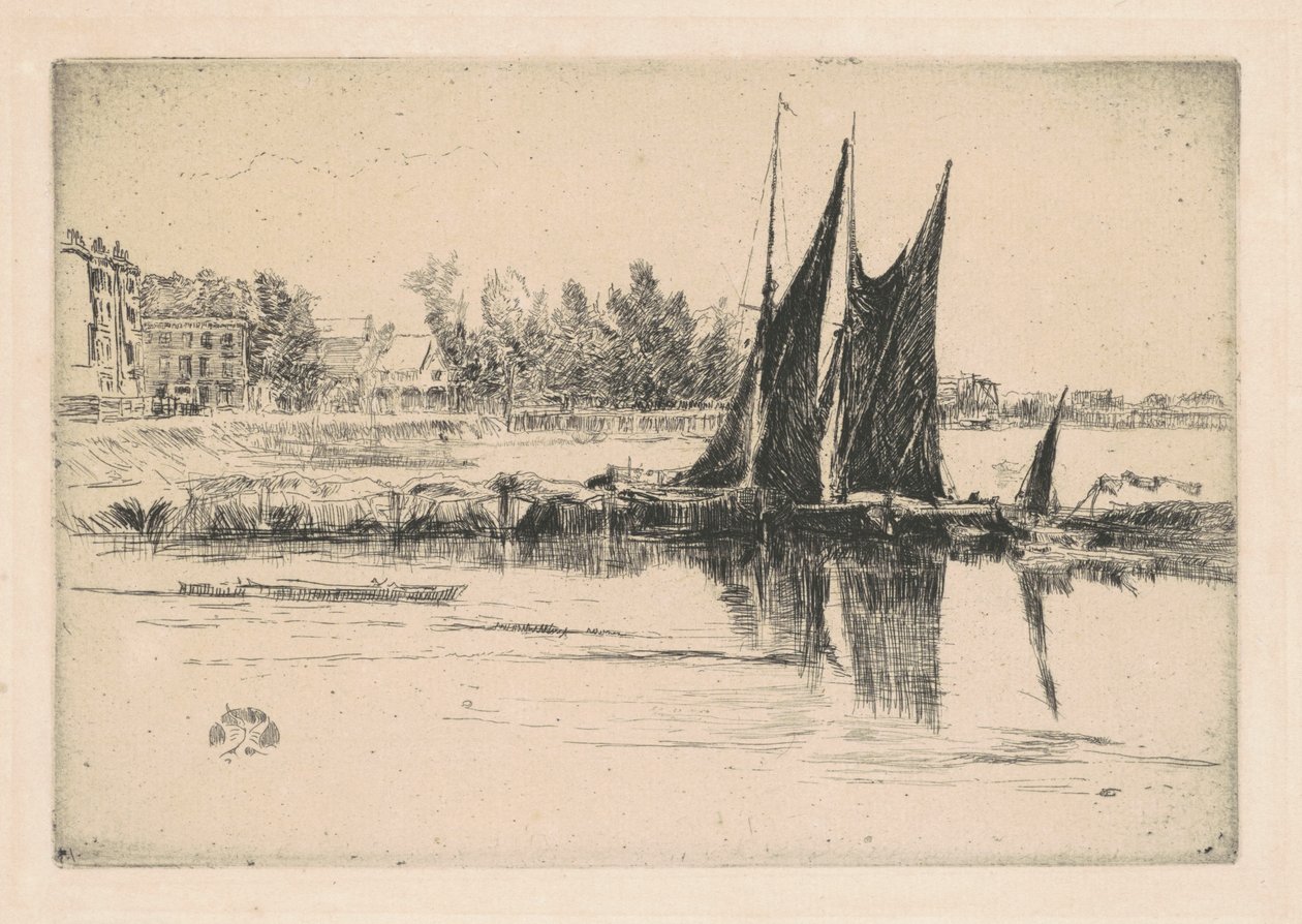 赫林汉姆，1879年。 作者 詹姆斯·阿博特·麦克尼尔·惠斯勒