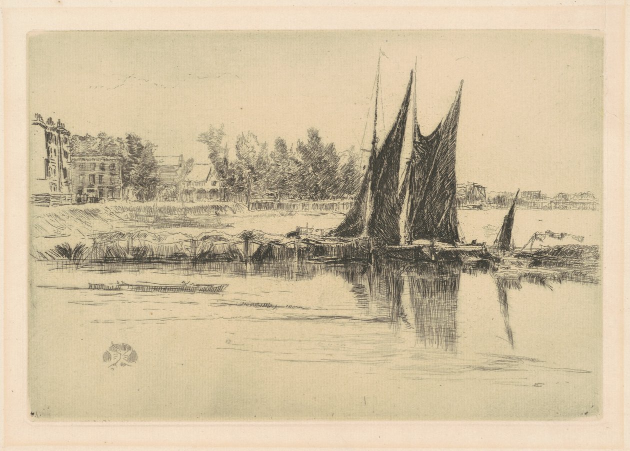 赫林汉姆，1879年。 作者 詹姆斯·阿博特·麦克尼尔·惠斯勒