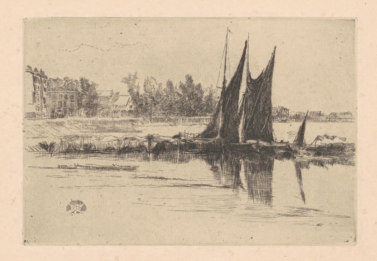 赫林汉姆，1879年。 作者 詹姆斯·阿博特·麦克尼尔·惠斯勒