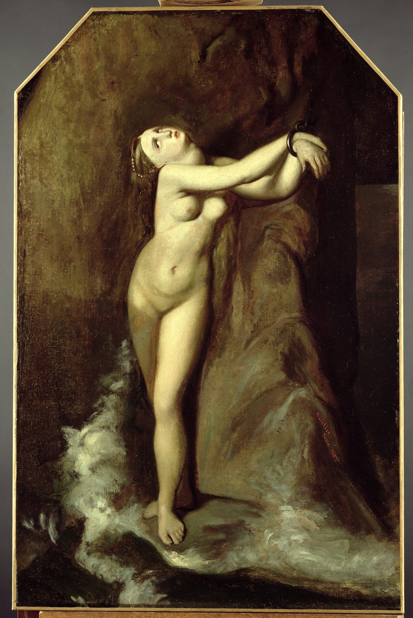 Ingres Roger Deliverant Angelique，1857 作者 詹姆斯·阿博特·麦克尼尔·惠斯勒