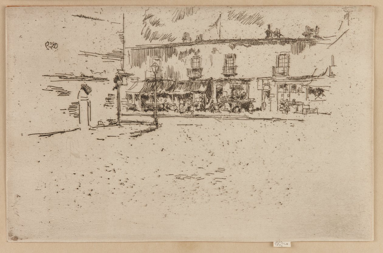 切尔西的Jubilee Place，1887年。 作者 詹姆斯·阿博特·麦克尼尔·惠斯勒
