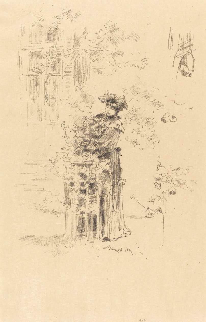La Belle Jardinière, 1894。 作者 詹姆斯·阿博特·麦克尼尔·惠斯勒