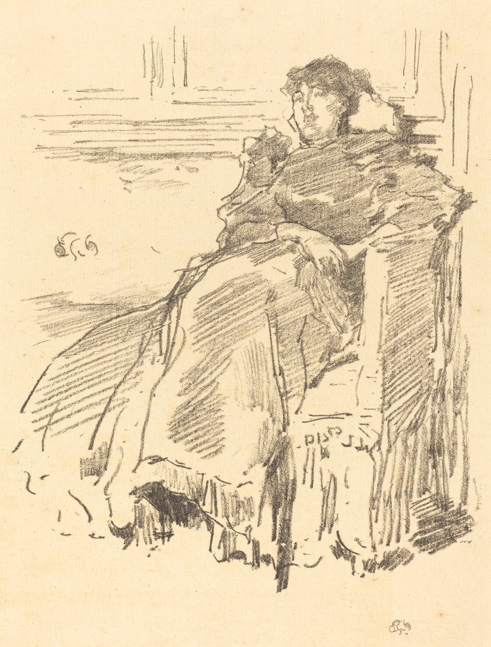 红裙子》，1894年。 作者 詹姆斯·阿博特·麦克尼尔·惠斯勒