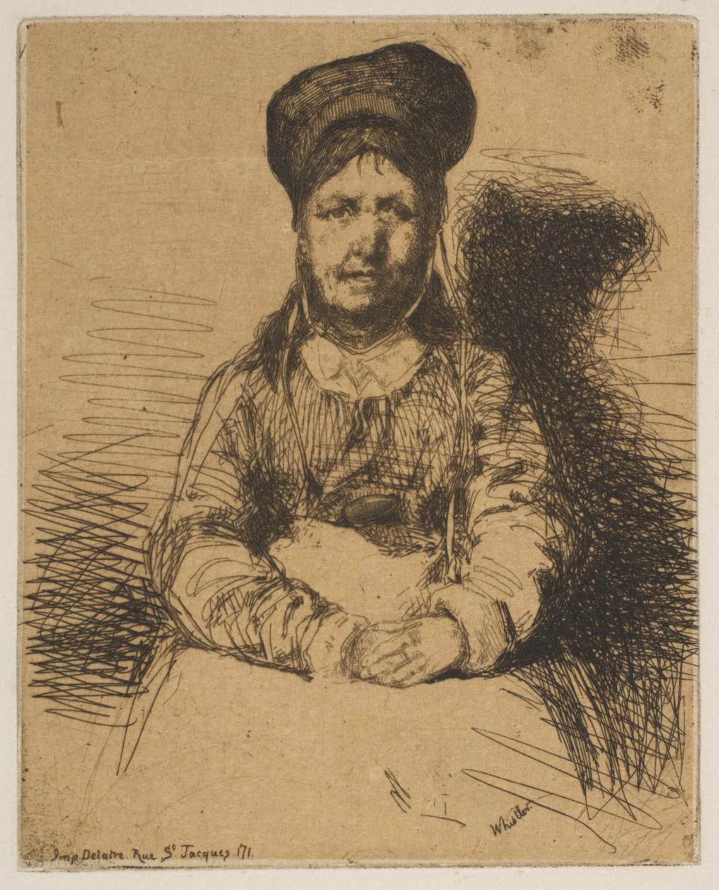La Rétameuse, 1858年。 作者 詹姆斯·阿博特·麦克尼尔·惠斯勒