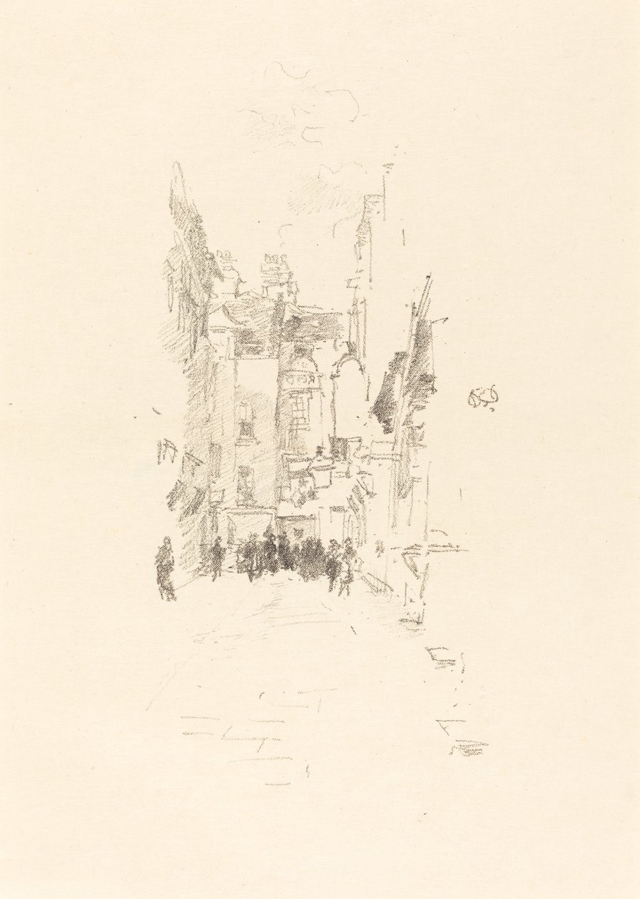 小阁楼，布展，1887年。 作者 詹姆斯·阿博特·麦克尼尔·惠斯勒