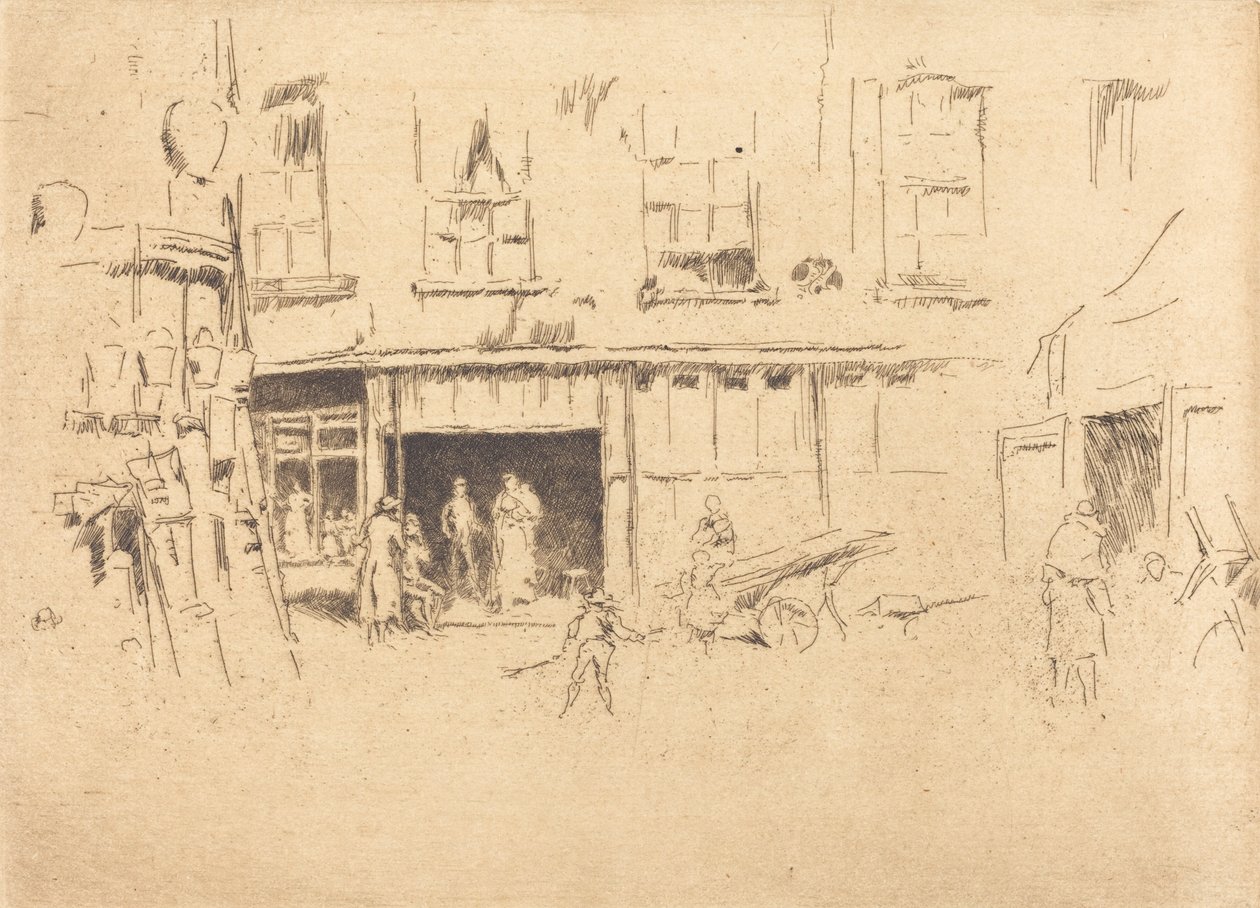 小法院，约18801881。 作者 詹姆斯·阿博特·麦克尼尔·惠斯勒