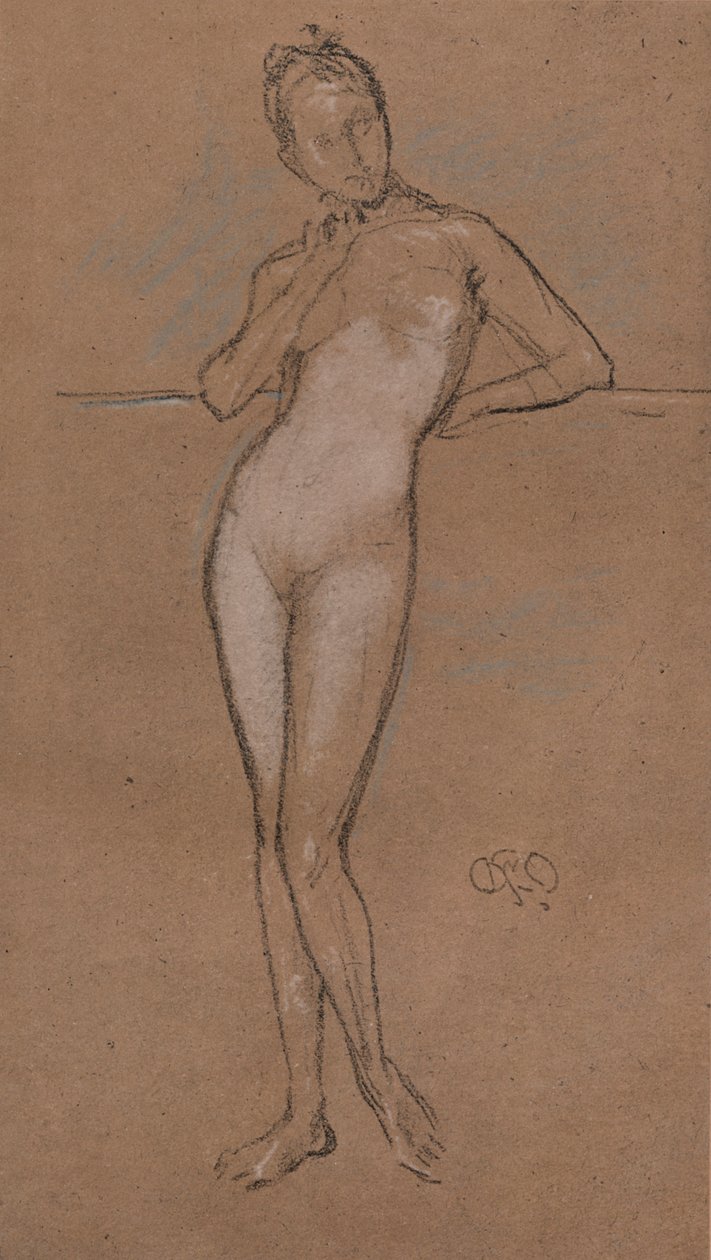 小裸女，c1888 作者 詹姆斯·阿博特·麦克尼尔·惠斯勒