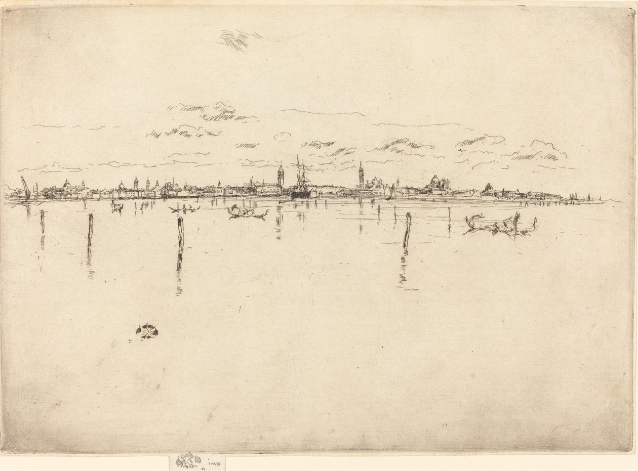 小威尼斯，1880年。 作者 詹姆斯·阿博特·麦克尼尔·惠斯勒