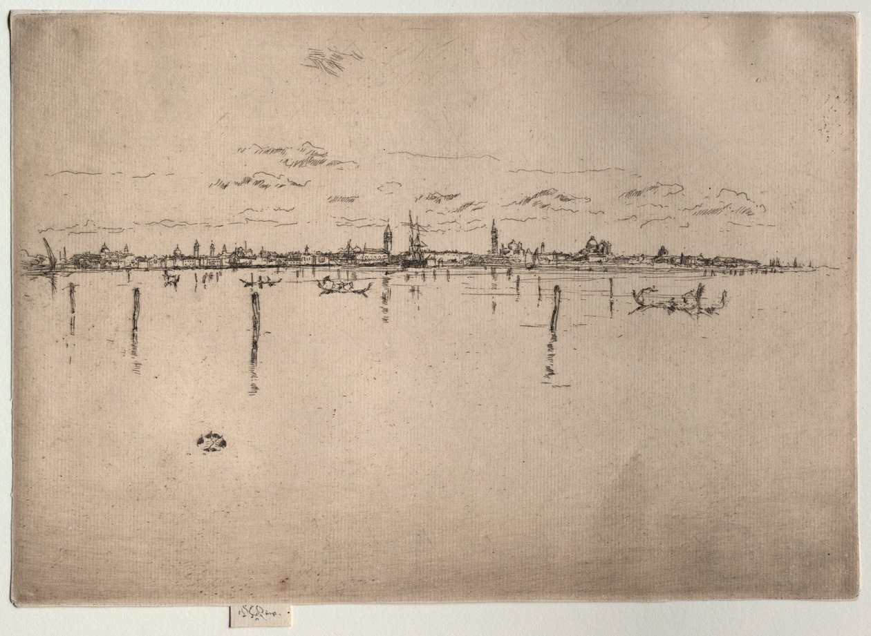 小威尼斯，1880年。 作者 詹姆斯·阿博特·麦克尼尔·惠斯勒