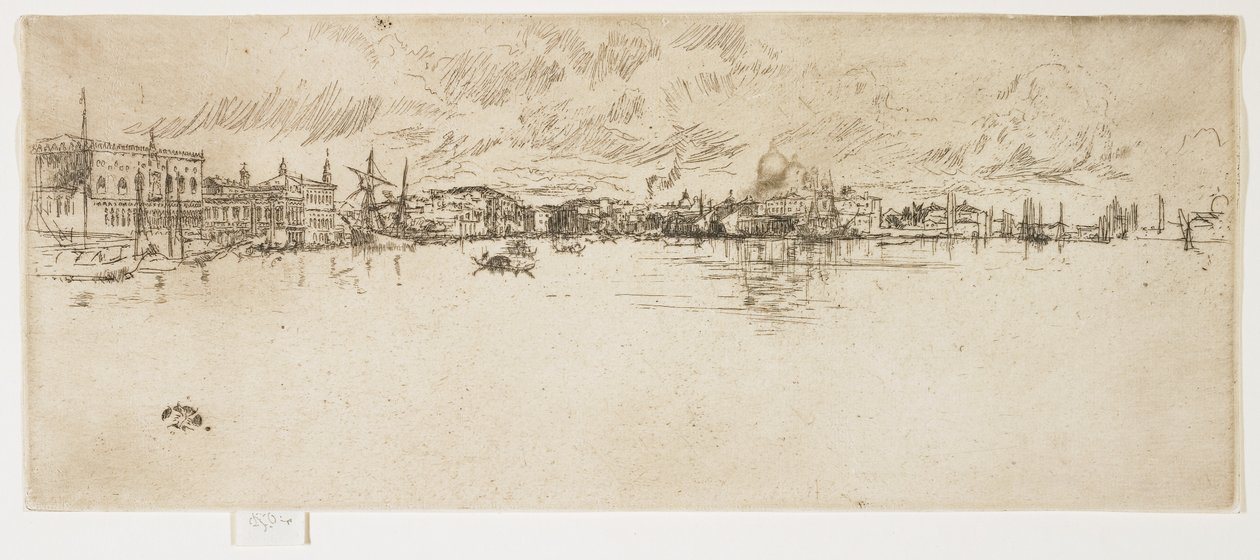 威尼斯第二集威尼斯长威尼斯，1879-1880 作者 詹姆斯·阿博特·麦克尼尔·惠斯勒