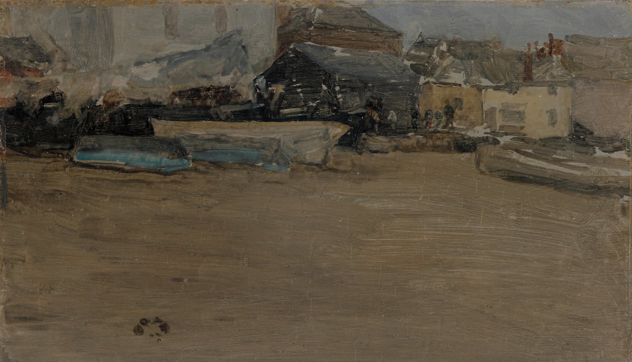 低潮期，1883-1884。 作者 詹姆斯·阿博特·麦克尼尔·惠斯勒