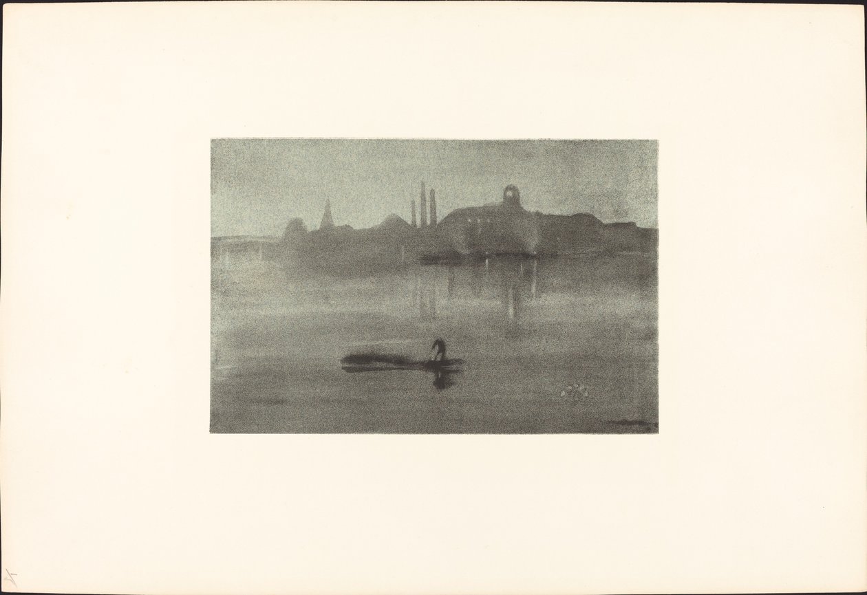 夜曲》，18781887。 作者 詹姆斯·阿博特·麦克尼尔·惠斯勒