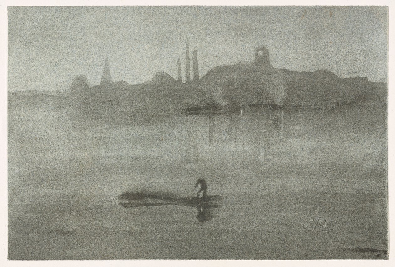 夜曲》，1878年。 作者 詹姆斯·阿博特·麦克尼尔·惠斯勒