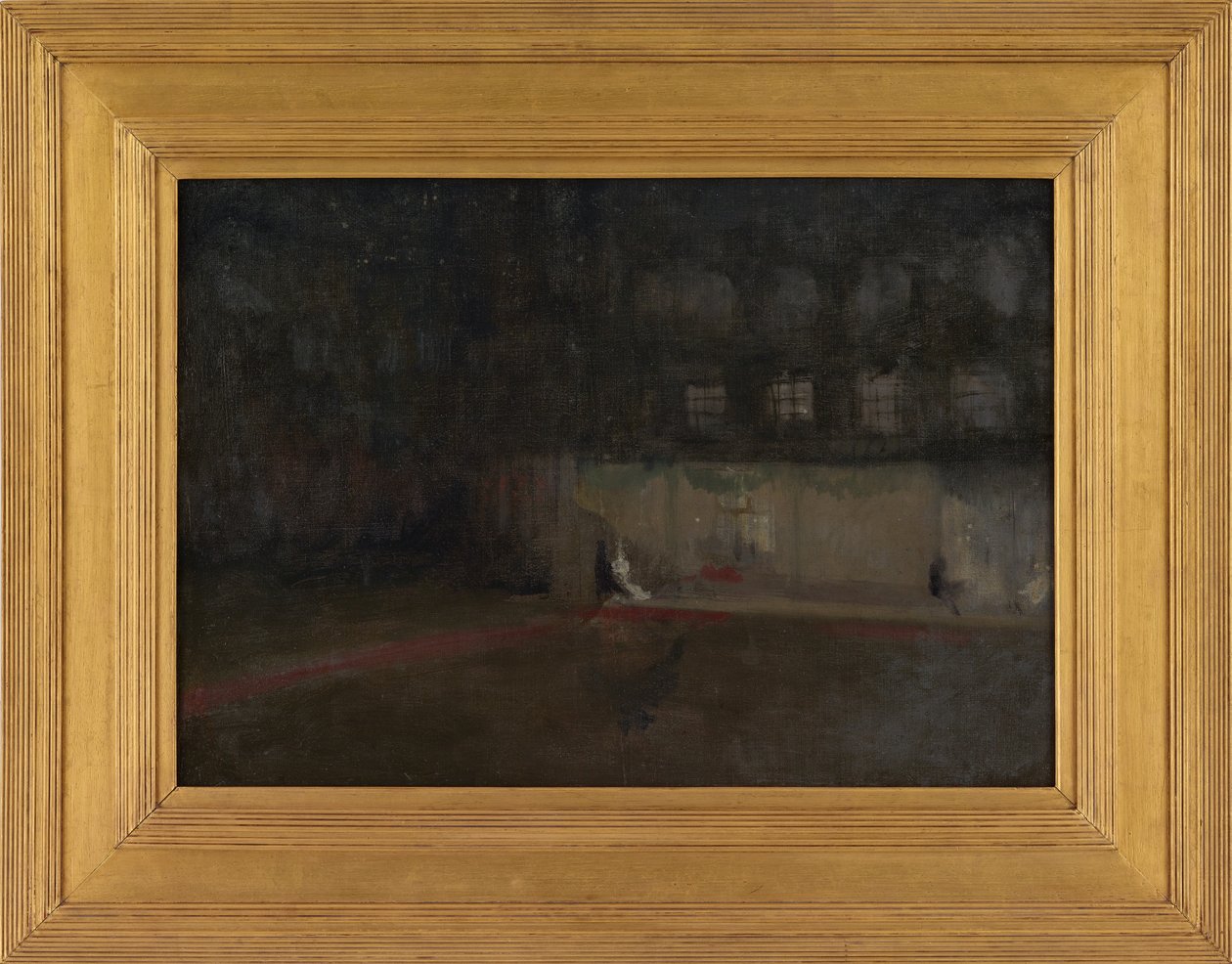 夜曲：克雷莫恩花园，第 3 号，约 1872-77 年（布面油画） 作者 詹姆斯·阿博特·麦克尼尔·惠斯勒