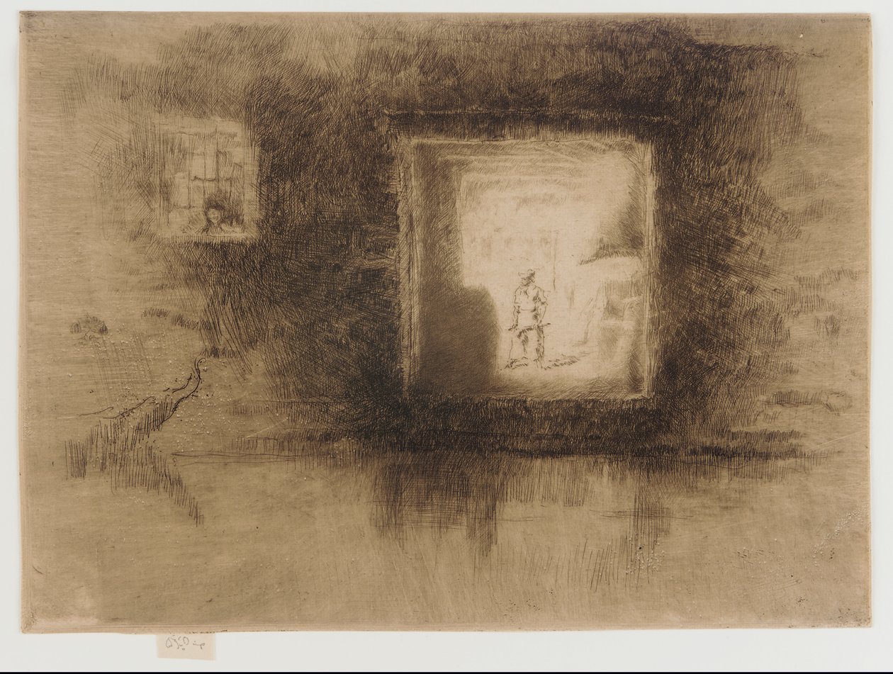 夜曲：古炉，1879-1880。 作者 詹姆斯·阿博特·麦克尼尔·惠斯勒