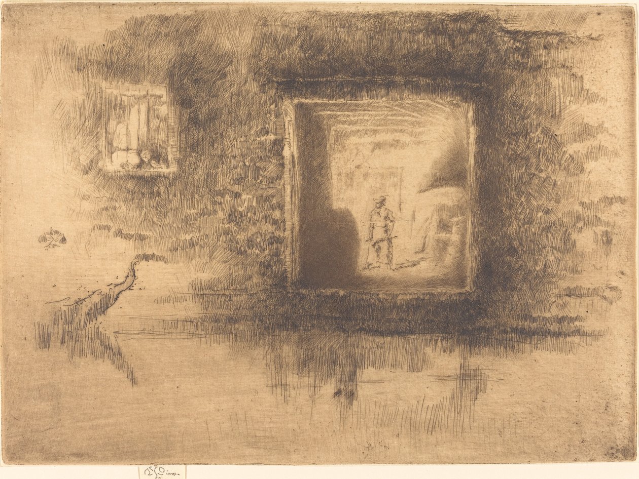 夜曲》：熔炉》，1880年。 作者 詹姆斯·阿博特·麦克尼尔·惠斯勒