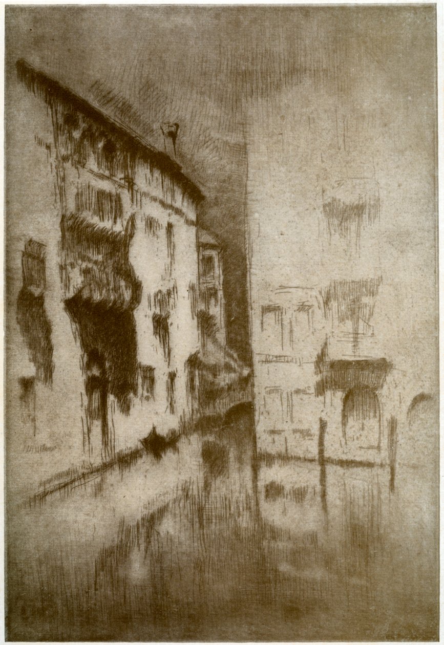 夜曲：宫殿，c1879 1904。 作者 詹姆斯·阿博特·麦克尼尔·惠斯勒