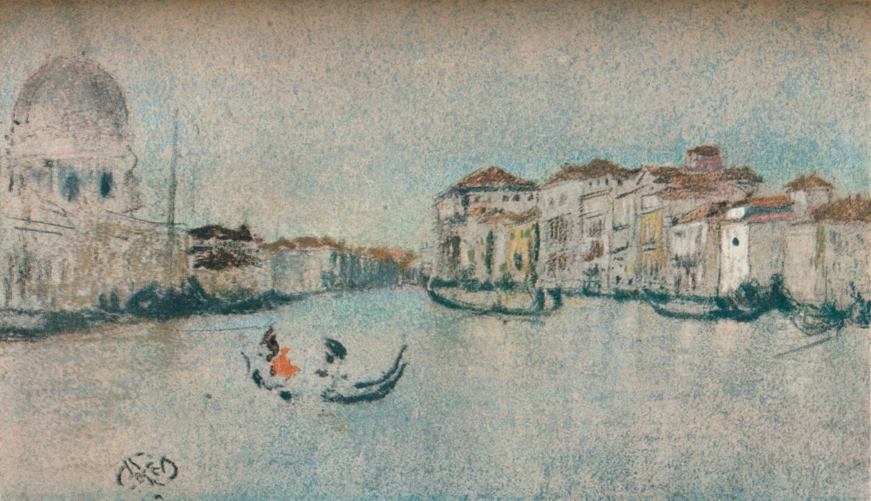 在威尼斯运河上，c1854-1903，1903年 作者 詹姆斯·阿博特·麦克尼尔·惠斯勒