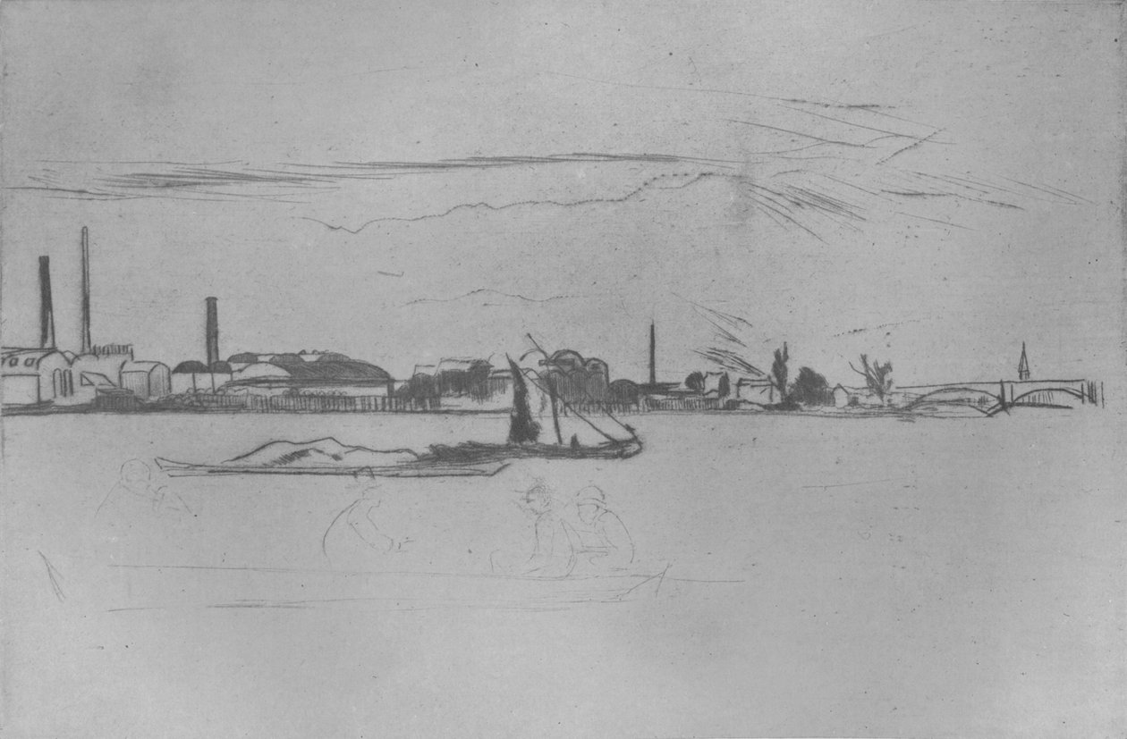 价格蜡烛厂，c1875，1904 作者 詹姆斯·阿博特·麦克尼尔·惠斯勒