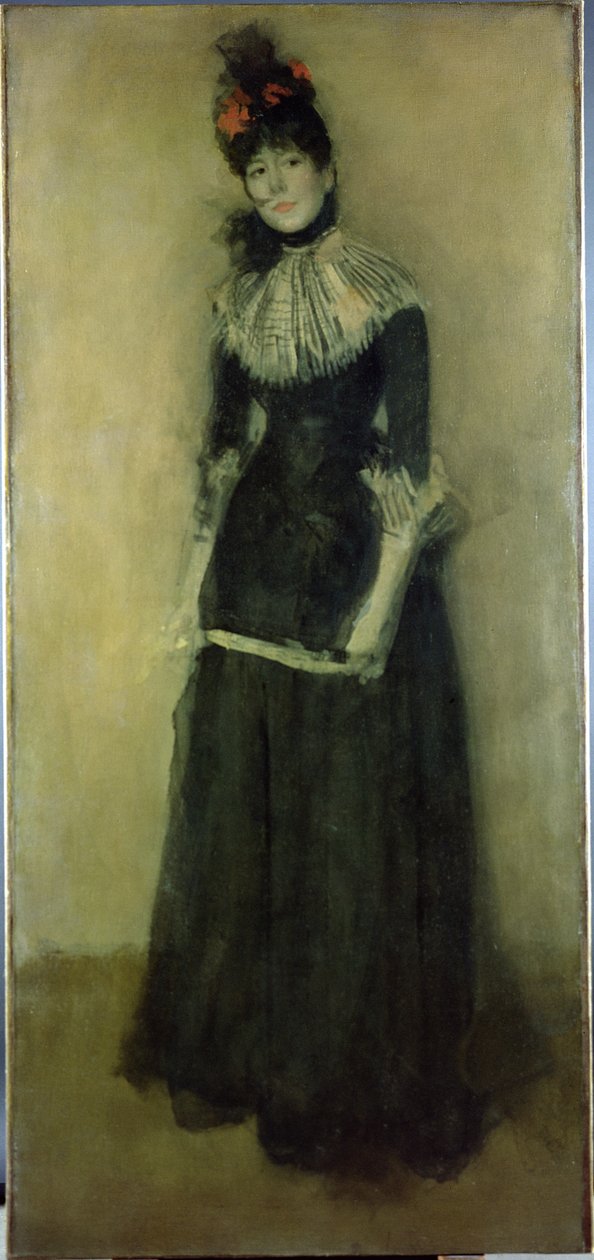 Rose and Silver：The Pretty Mutine，c.1890 作者 詹姆斯·阿博特·麦克尼尔·惠斯勒
