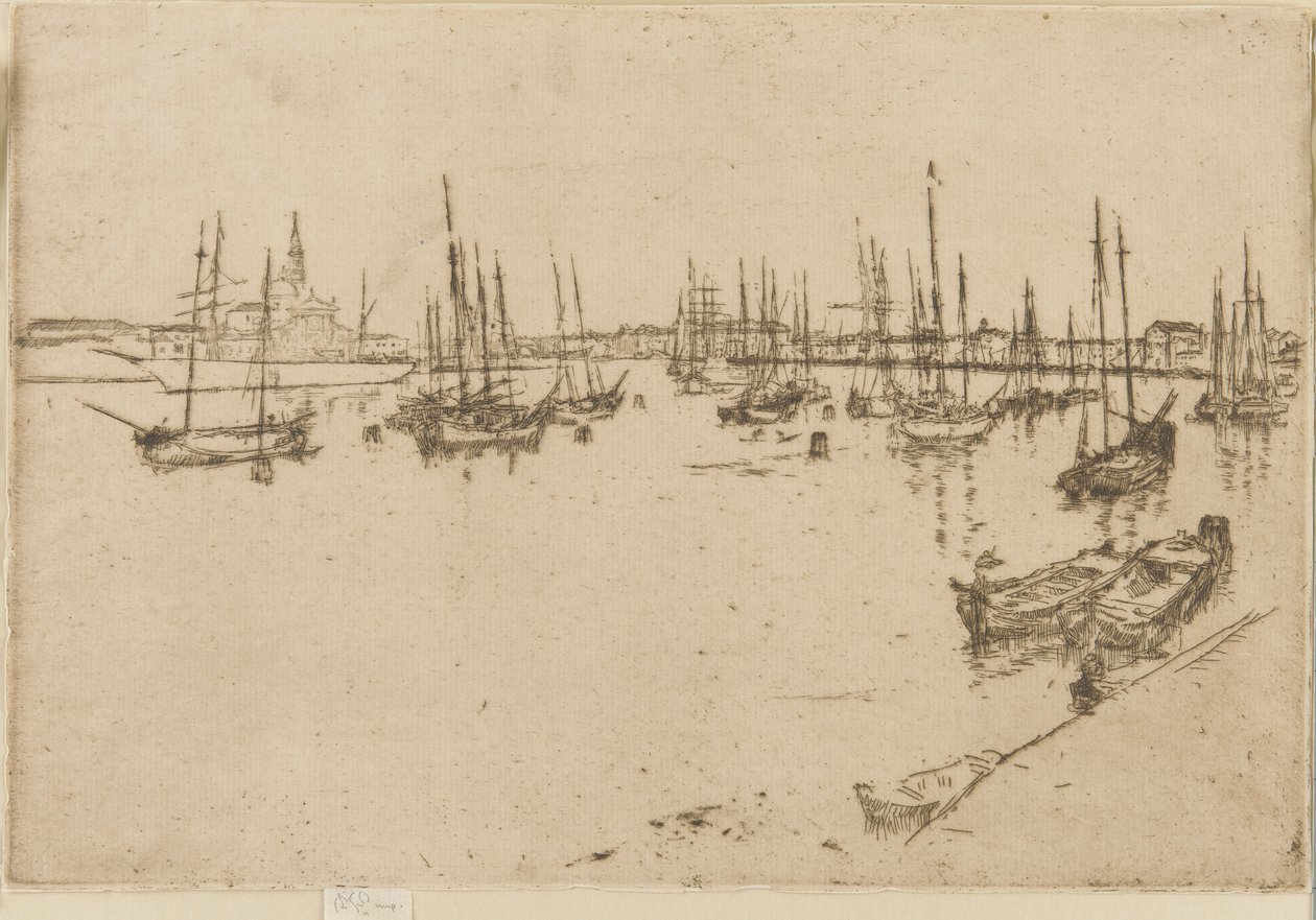 圣乔治，1879-1880。 作者 詹姆斯·阿博特·麦克尼尔·惠斯勒