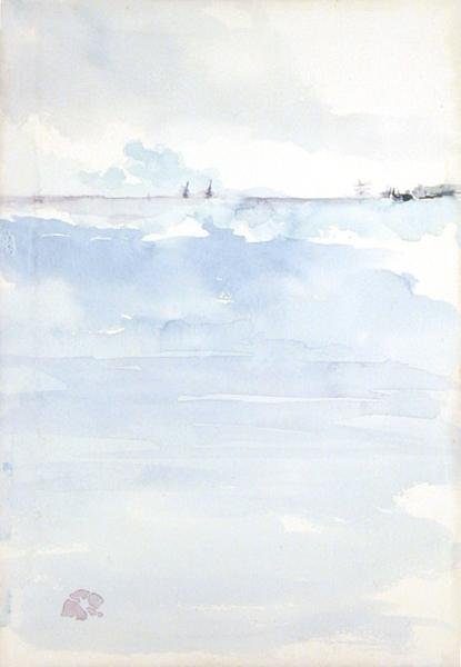 海景（纸上水彩 作者 詹姆斯·阿博特·麦克尼尔·惠斯勒