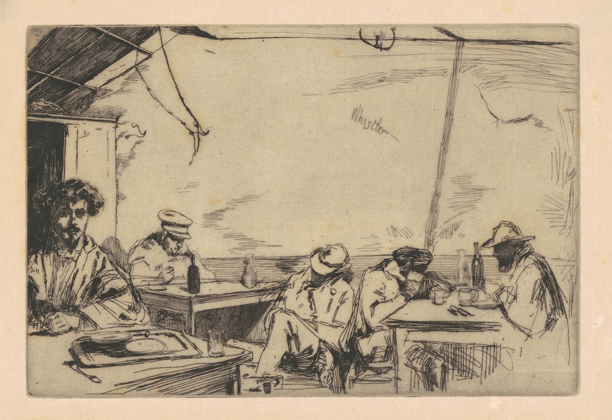 Threepenny Soup, 1859年。 作者 詹姆斯·阿博特·麦克尼尔·惠斯勒