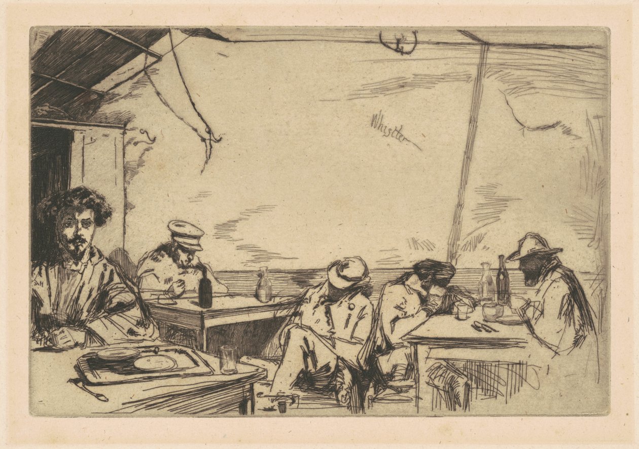 Threepenny Soup, 1859年。 作者 詹姆斯·阿博特·麦克尼尔·惠斯勒
