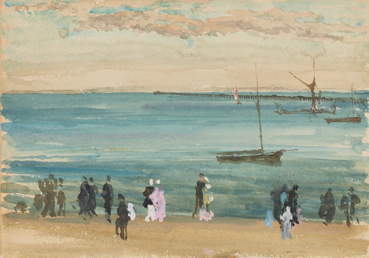 Southend码头, 1882-1884. 作者 詹姆斯·阿博特·麦克尼尔·惠斯勒