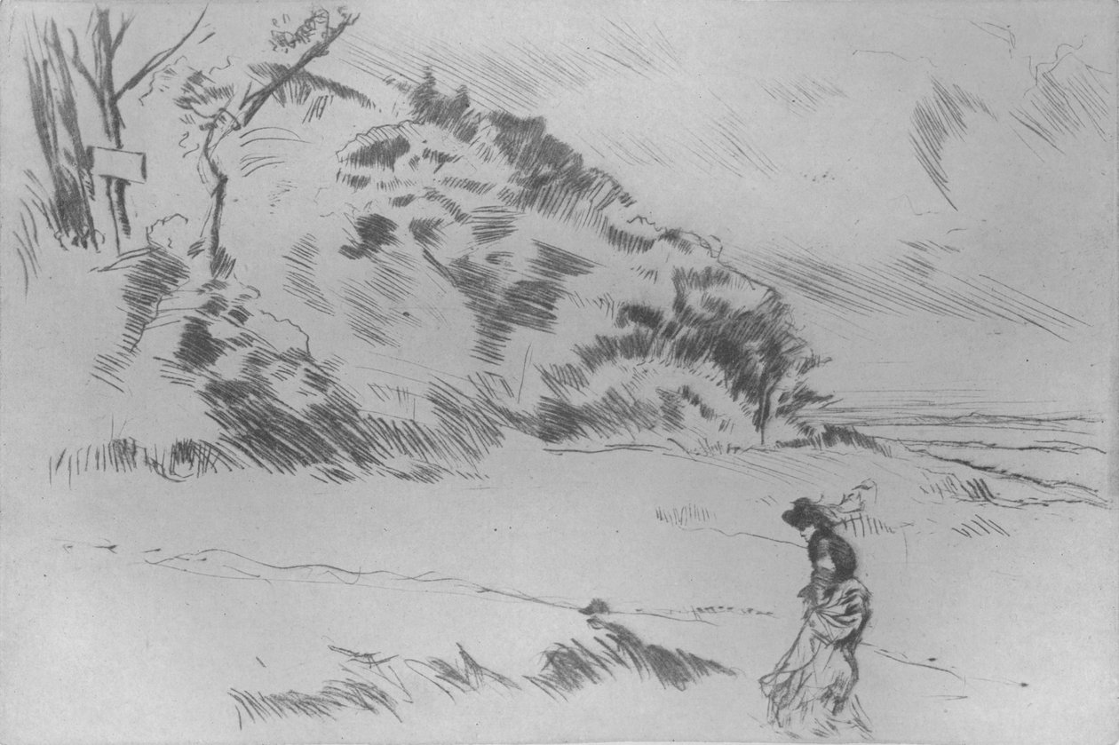斯派克·肖尔（Speke Shore），c1875年，1904年 作者 詹姆斯·阿博特·麦克尼尔·惠斯勒