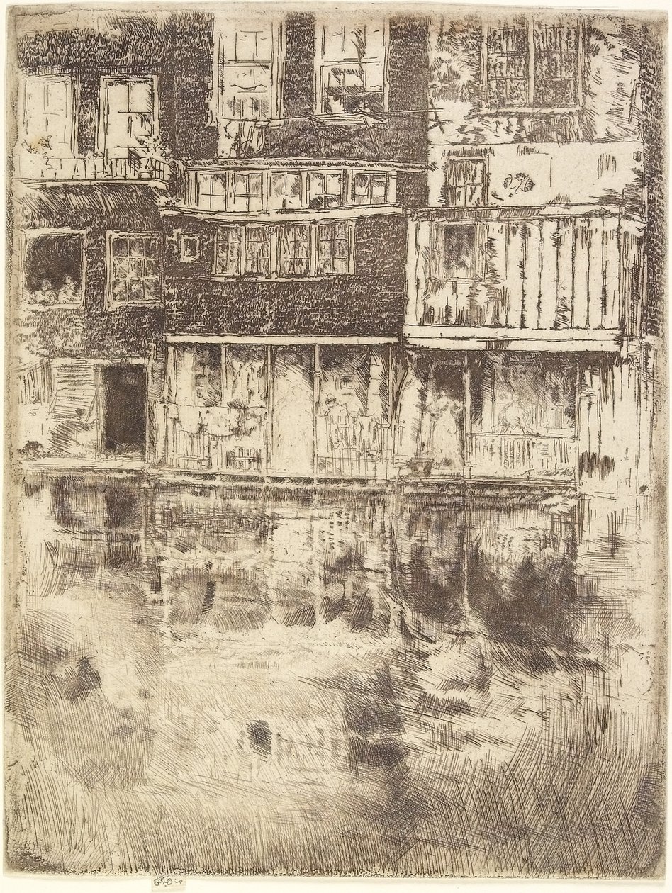 Square House，阿姆斯特丹，1889年 作者 詹姆斯·阿博特·麦克尼尔·惠斯勒