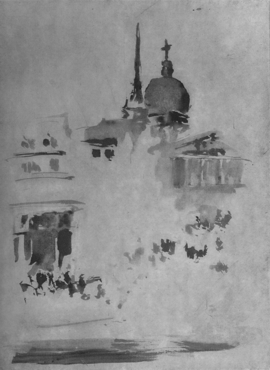 圣保罗，c1884年，1904年 作者 詹姆斯·阿博特·麦克尼尔·惠斯勒
