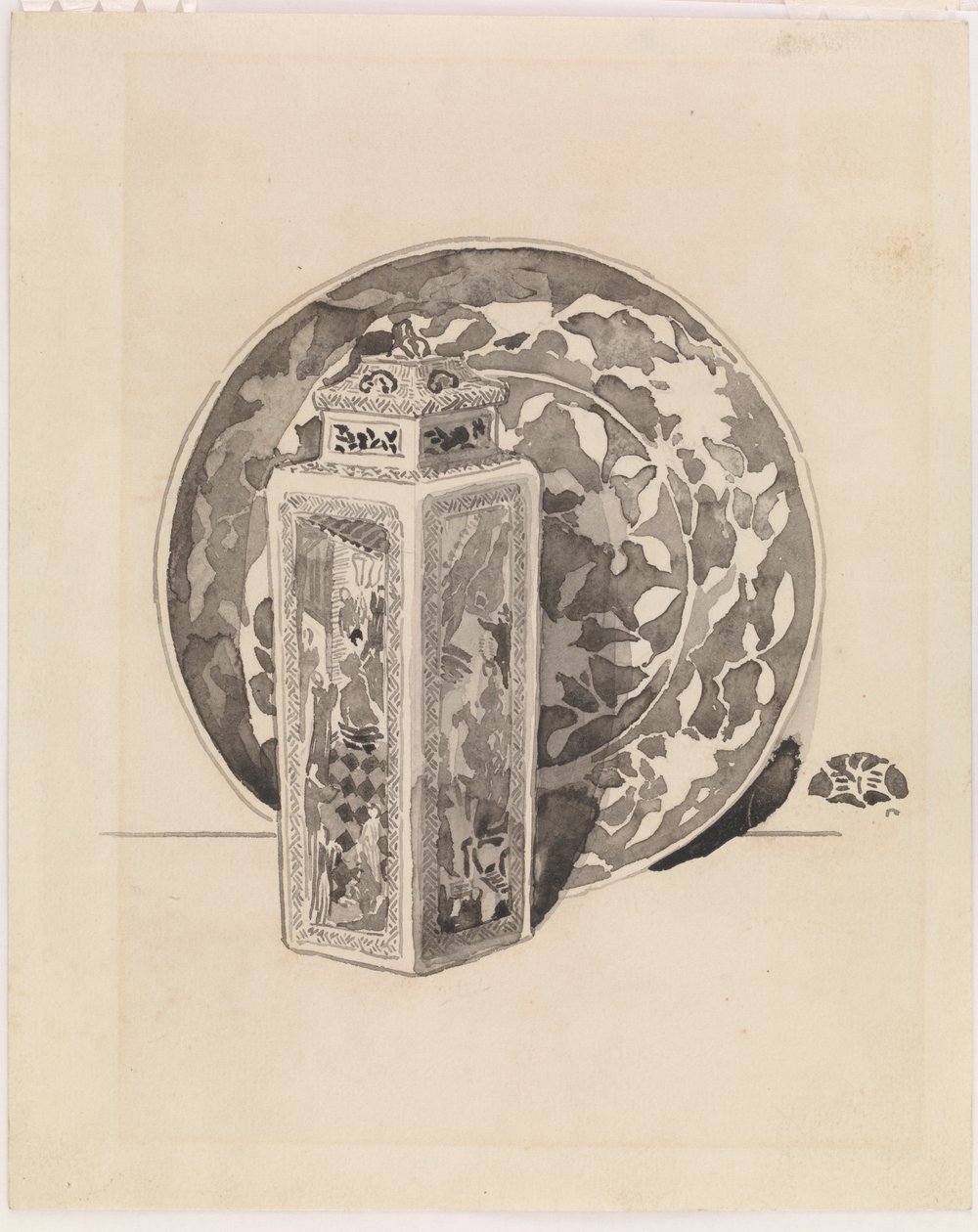 静物，1876年。 作者 詹姆斯·阿博特·麦克尼尔·惠斯勒
