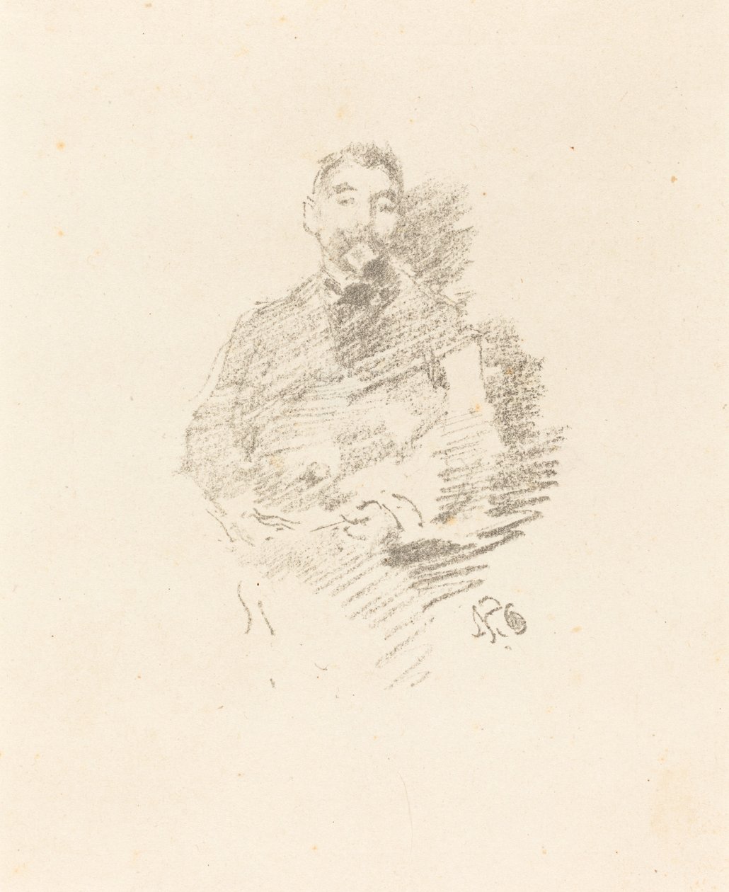 斯特凡-马拉美，1892年。 作者 詹姆斯·阿博特·麦克尼尔·惠斯勒