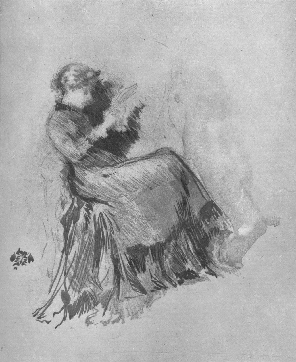 研究，c1880，1904年 作者 詹姆斯·阿博特·麦克尼尔·惠斯勒
