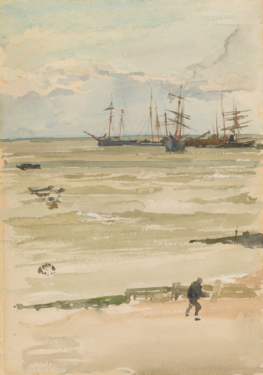 The Anchorage, 1882-1884. 作者 詹姆斯·阿博特·麦克尼尔·惠斯勒