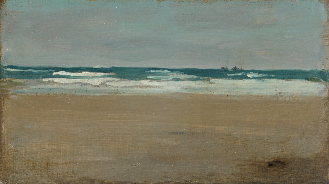 愤怒的海》，1883或1884年。 作者 詹姆斯·阿博特·麦克尼尔·惠斯勒