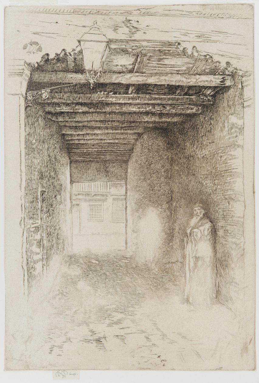 乞丐》，1879-1880。 作者 詹姆斯·阿博特·麦克尼尔·惠斯勒