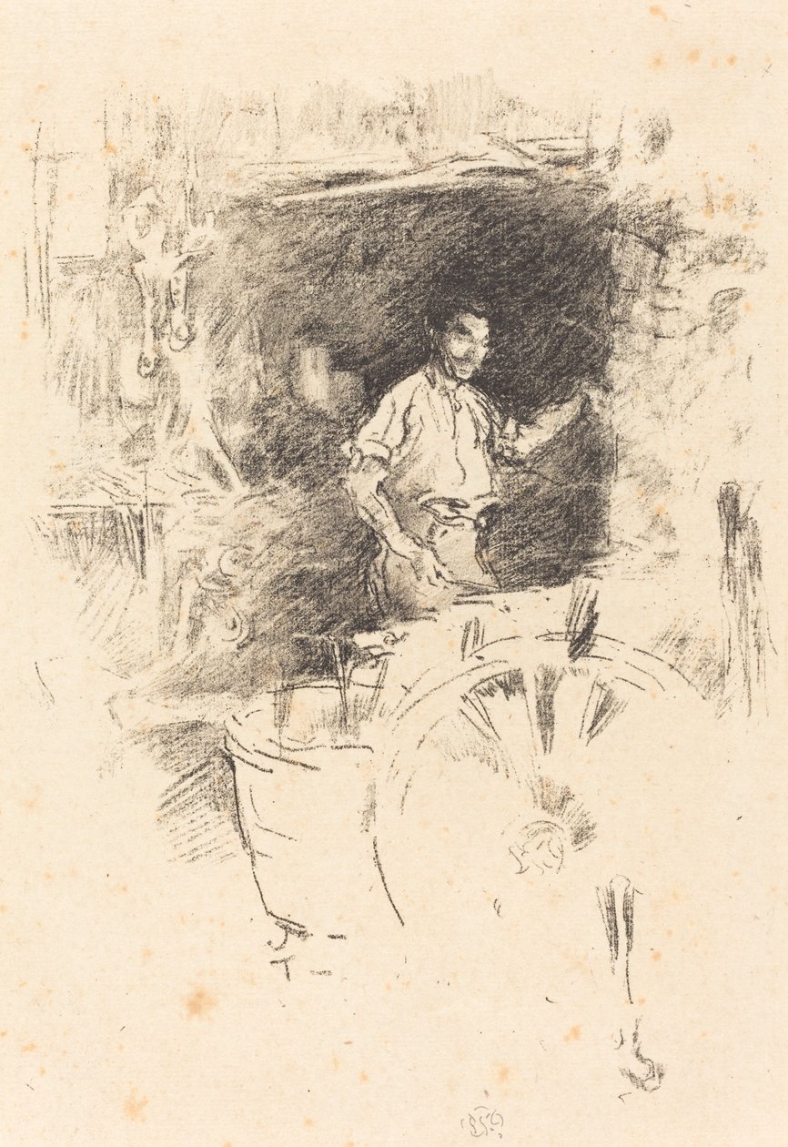 铁匠》，1895-1896。 作者 詹姆斯·阿博特·麦克尼尔·惠斯勒