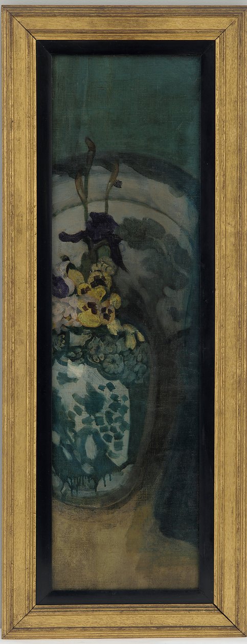 蓝姑娘》片段：紫色和蓝色，1872-1876。 作者 詹姆斯·阿博特·麦克尼尔·惠斯勒