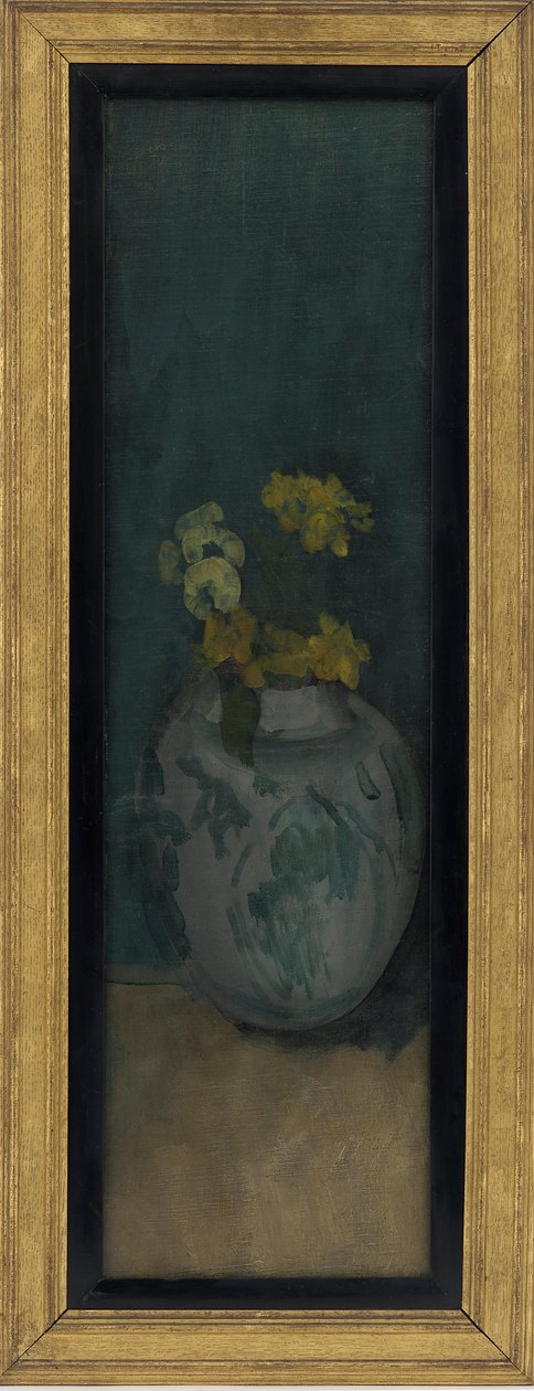 蓝姑娘》片段：黄与蓝，1872-1876。 作者 詹姆斯·阿博特·麦克尼尔·惠斯勒