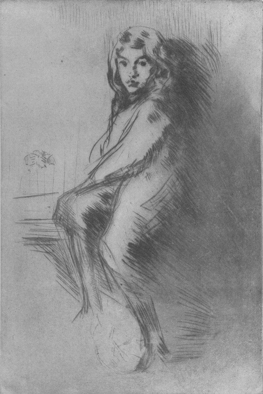 查理·汉森（Boy Charlie Hanson），c1876年，1904年 作者 詹姆斯·阿博特·麦克尼尔·惠斯勒