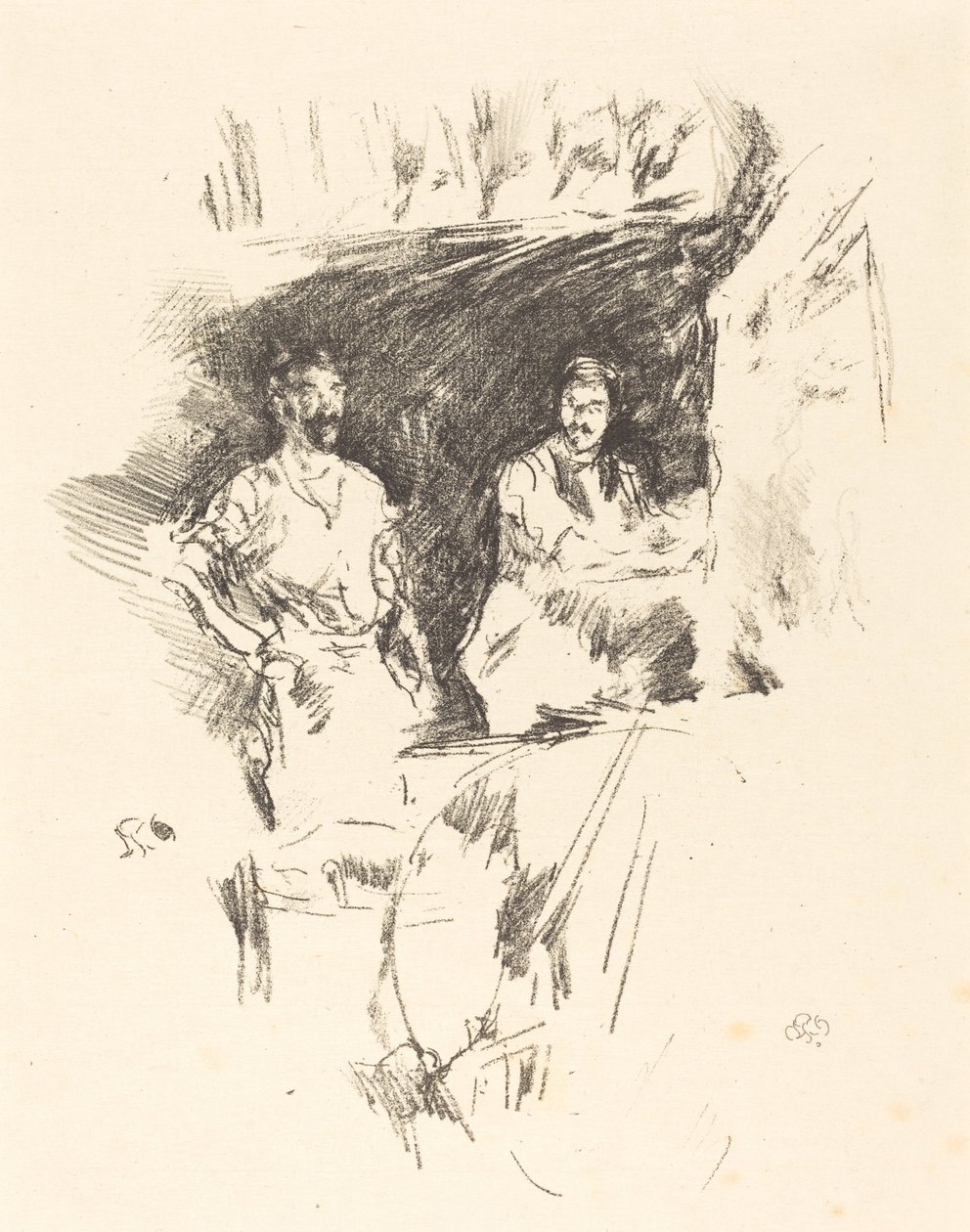 兄弟们，18951896年。 作者 詹姆斯·阿博特·麦克尼尔·惠斯勒