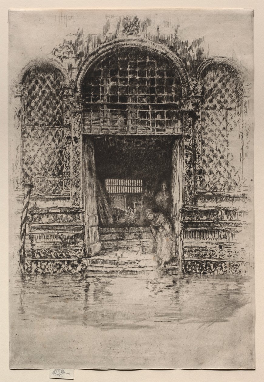 门道，1880年。 作者 詹姆斯·阿博特·麦克尼尔·惠斯勒