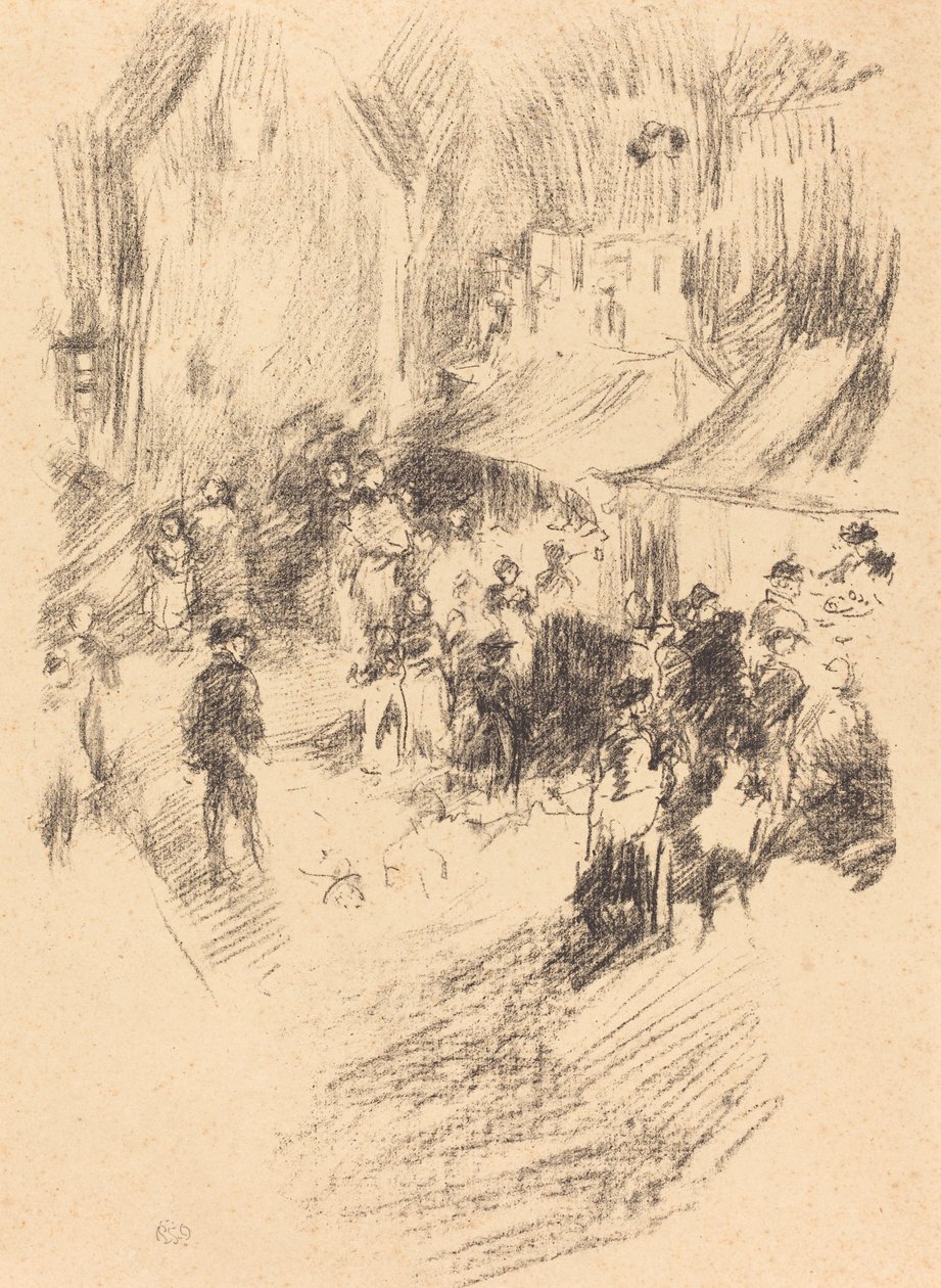展览会，18951896。 作者 詹姆斯·阿博特·麦克尼尔·惠斯勒